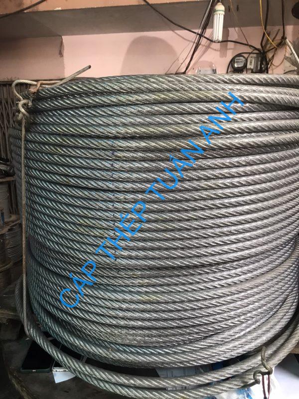Cáp bọc nhựa phi 18 Cáp bọc nhựa phi 18